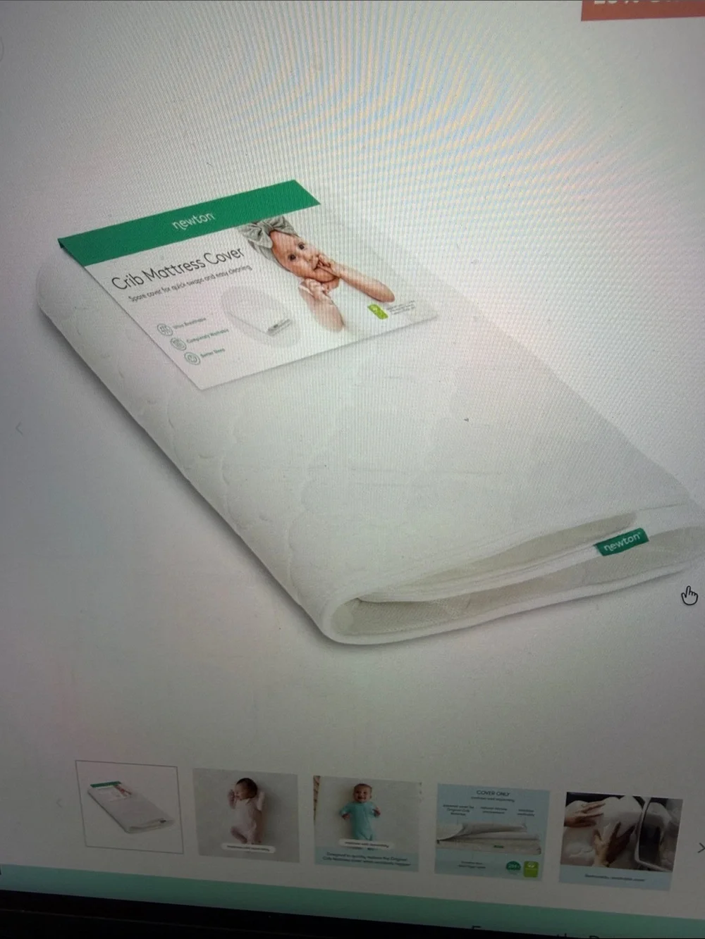 Newton Original Crib Mattress Cover with zipper